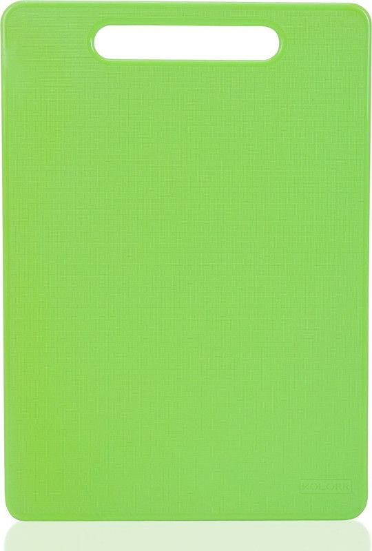 KOLORR Home Mate Large Pack of 1 Green Plastic Cutting Board  (Green Pack of 1 Dishwasher Safe)