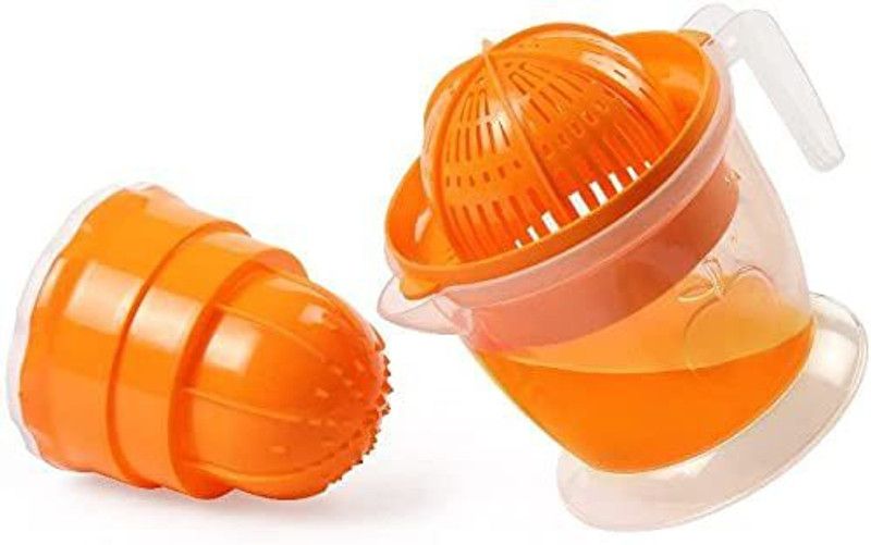 Jai Maa Traders Plastic Nano 2 in 1 Manual Juicer for Fruits (Multicolour) Hand Juicer  (Multicolor)