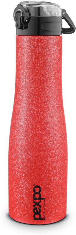 pexpo 1000 ml Sports and Hiking Stainless Steel Water Bottle, Monaco 1000 ml Bottle  (Pack of 1, Red, Steel)