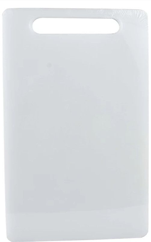 Lmyh National Plastic Cutting Board  (White Pack of 1 Dishwasher Safe)