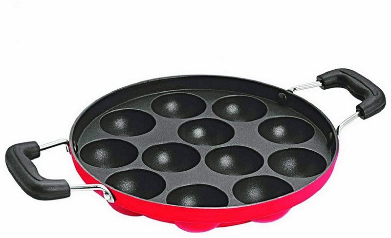 RBGIIT Non Stick panniyaram kadai/ Paniyarrakal/Paniyaram/Appam Pan C-261 Non-Stick Coated Cookware Set  (Aluminium, 1 - Piece)