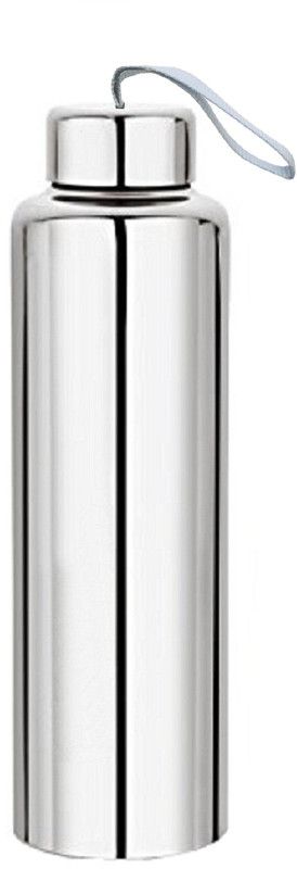 KUBER INDUSTRIES Steel Slim Bottle Cum Flask Double Wall For Hot & Cold Water set of 1 Pcs (750 ML) FLS31 750 ml Bottle  (Pack of 1, Silver, Steel)