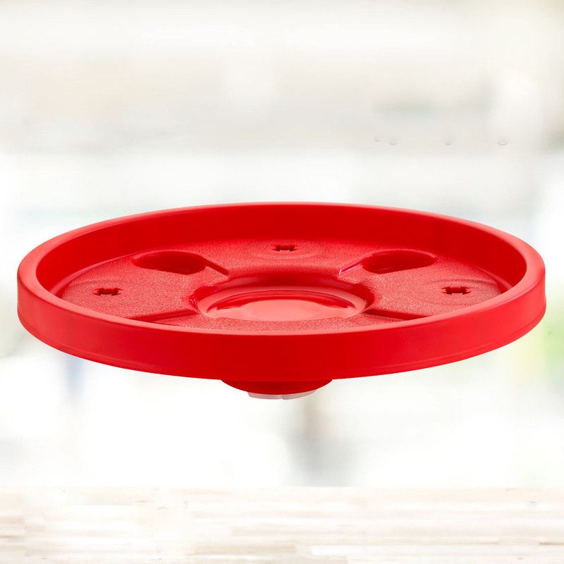 Primelife Set of 1 LPG Cylinder Trolley Movable Stand with Wheels Made in India Gas Cylinder Trolley  (Red)