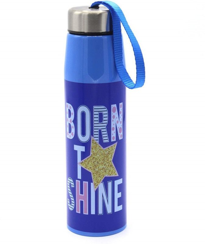 FunBlast Hot & Cold-Water Bottle, Vacuum Insulated Stainless Steel 500 ML Bottle 500 ml Bottle  (Pack of 1, Blue, Steel)