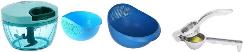 R.sons Compact Vegetable Chopper (450 ml Kitchen Tool Set  (Chopper, Juicer, Colander)