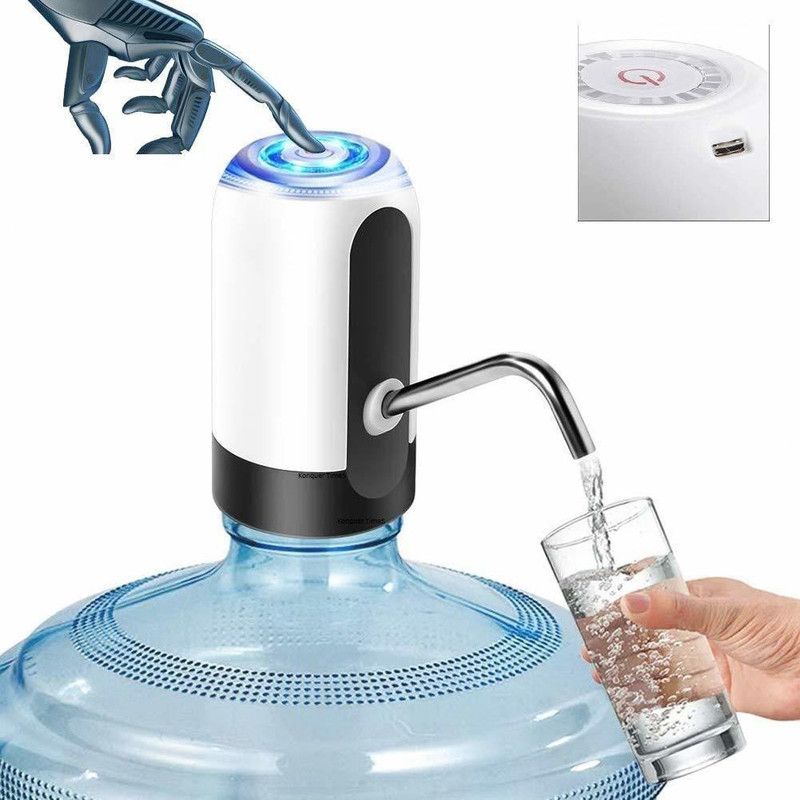 Fastyle fa Automatic Wireless Water Can Dispenser Pump for 20 Litre Bottle Can, with 2 silicone pipe. Bottom Loading Water Dispenser