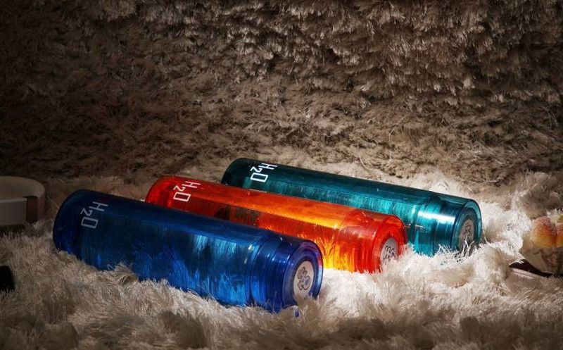 cello H2O 1000 ml Bottle  (Pack of 3, Multicolor, Plastic)