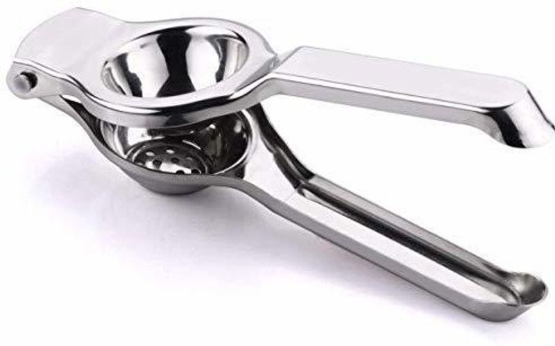 Steel Hand Juicer Stainless Steel Lemon Squeezer with Bottle Opener/Lemon  (Silver)