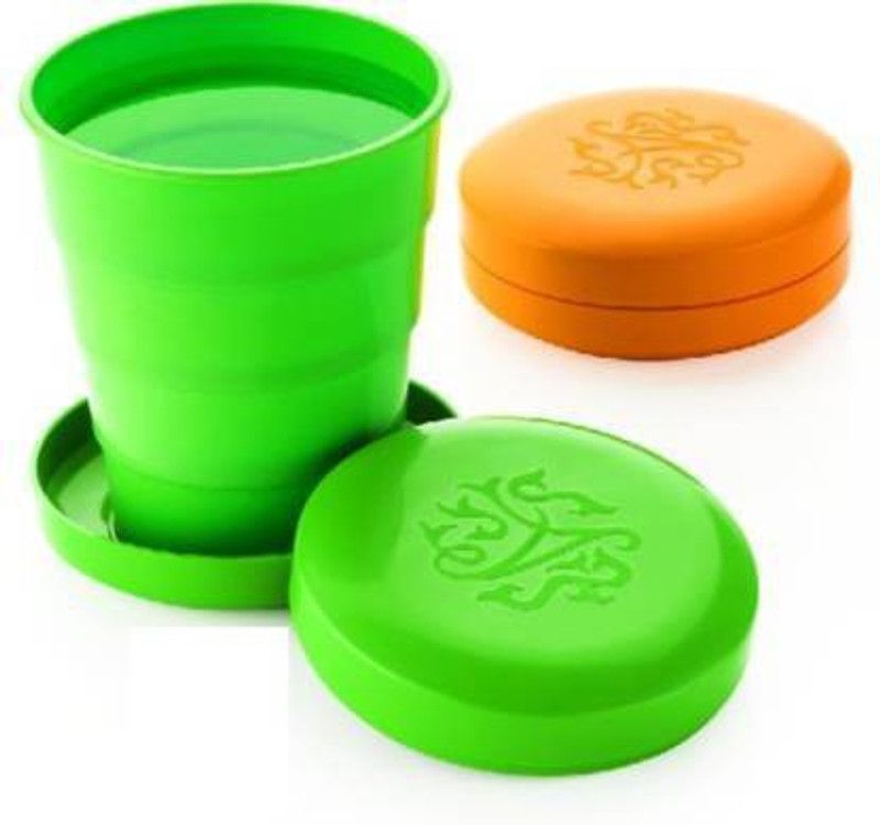 SAMP ENTERPRISE Travelling Glass dice Glass Water/Juice Glass  (250 ml, Plastic, Multicolor)