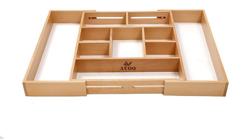AVOQ Empty Cutlery Box Drawer Case  (Wooden box Holds)