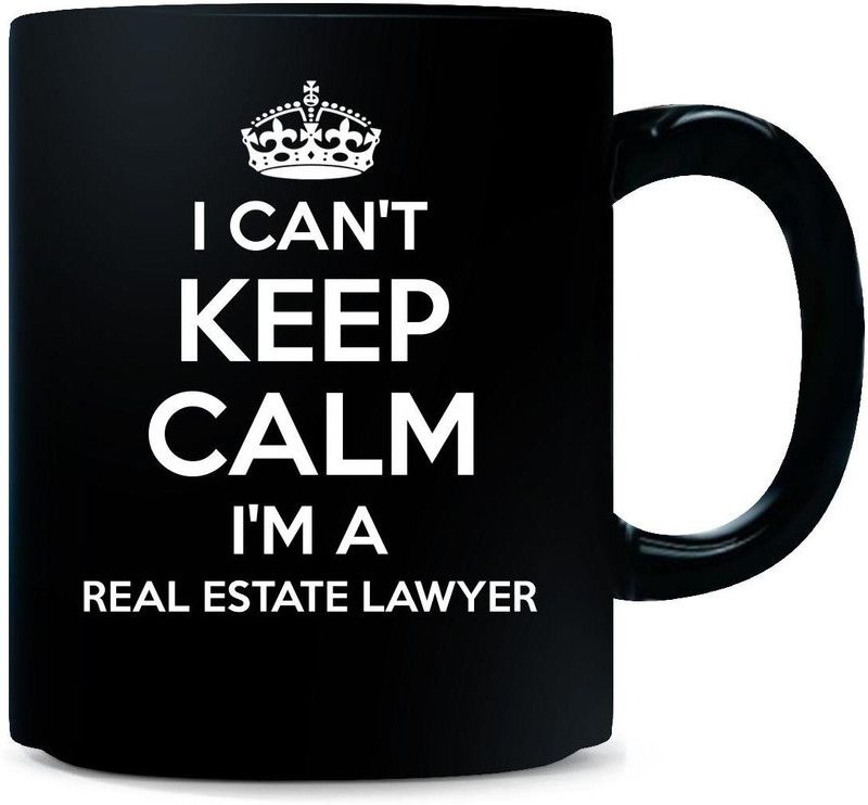 Gift Urself I Can't Keep Calm Im A REAL ESTATE LAWYER Cool Gift Ceramic Coffee Mug  (325 ml)
