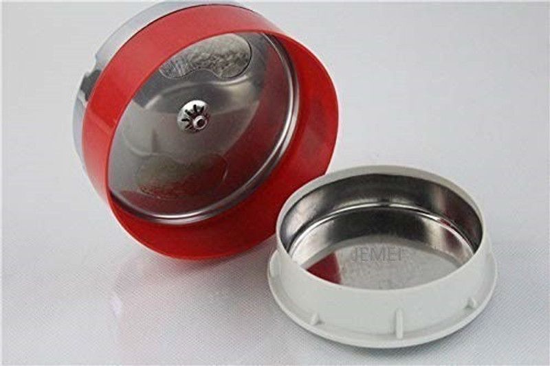 JEMEI MINI Cigarette Ashtray Smoking for Home, Office and car (Pack Of 1 ) Red, Silver Plastic, Stainless Steel Ashtray  (Pack of 1)