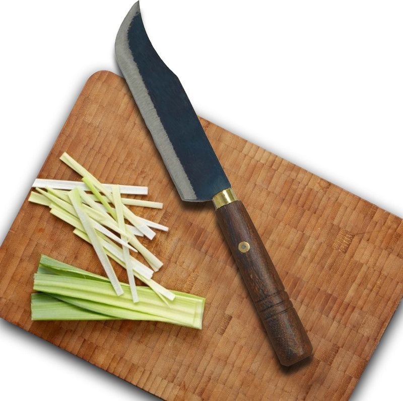 PAXMER wooden handle iron blade small chef kitchen knife/vegetable knives/6 inch blade Iron Knife  (Pack of 2)