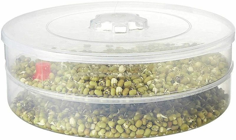 AKII Plastic Cereal Dispenser - 200 ml  (White)