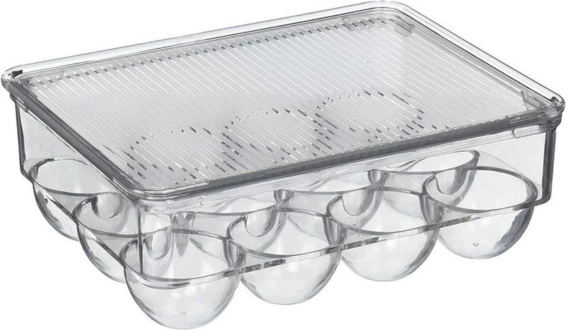 Centrifuge ACRYLIC EGG TRAY - 1 dozen Plastic Egg Container  (Clear)