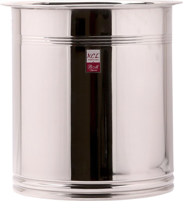 KCL Steel Grocery Container - 10 L  (Silver)