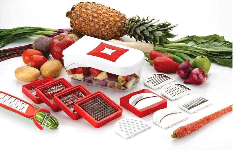 12 in 1 Multi Function Vegetable and Fruit Chopper Nicer Dicer Grater & Slicer Vegetable & Fruit Chopper  (1)