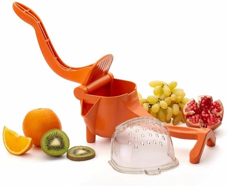HONEYART Plastic Hand Juicer ABS HAND PRESS JUICER  (Multicolor Pack of 1)