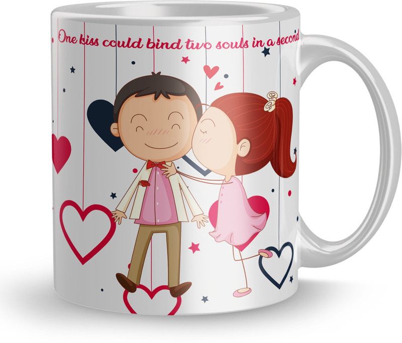 MAHKRI Gift for wife husband girlfriend boyfriend on Birthday love Valentines Day and Anniversary MUG-FM-L71 Ceramic Coffee Mug  (320 ml)