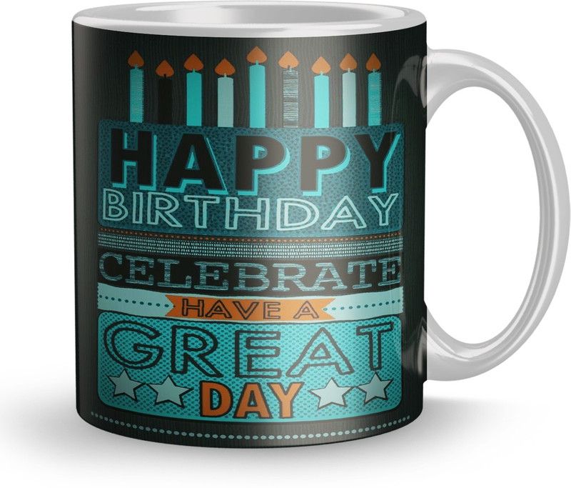 MAHKRI Birthday Gift for Girls wife husband girlfriend boyfriend on Birthday love Valentines Day and Anniversary FM-HB-101 Ceramic Coffee Mug  (320 ml)