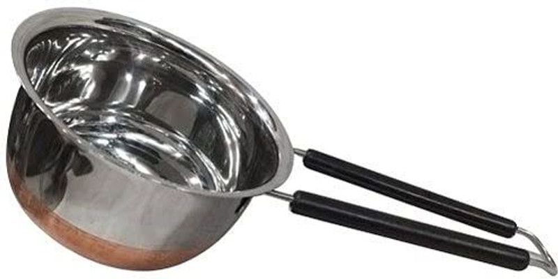 damurhu Stainless Steel (22SWG) Copper Bottom Saucepan Sauce Pot Milk Pan Teapot -2000ml Sauce Pan 6 cm diameter 2 L capacity  (Stainless Steel, Non-stick)