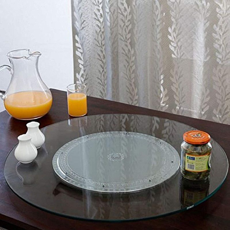 Xllent Lazy Susan for Kitchen | Revolving Tray (24 Inch. Original) Glass Trivet  (Pack of 1)