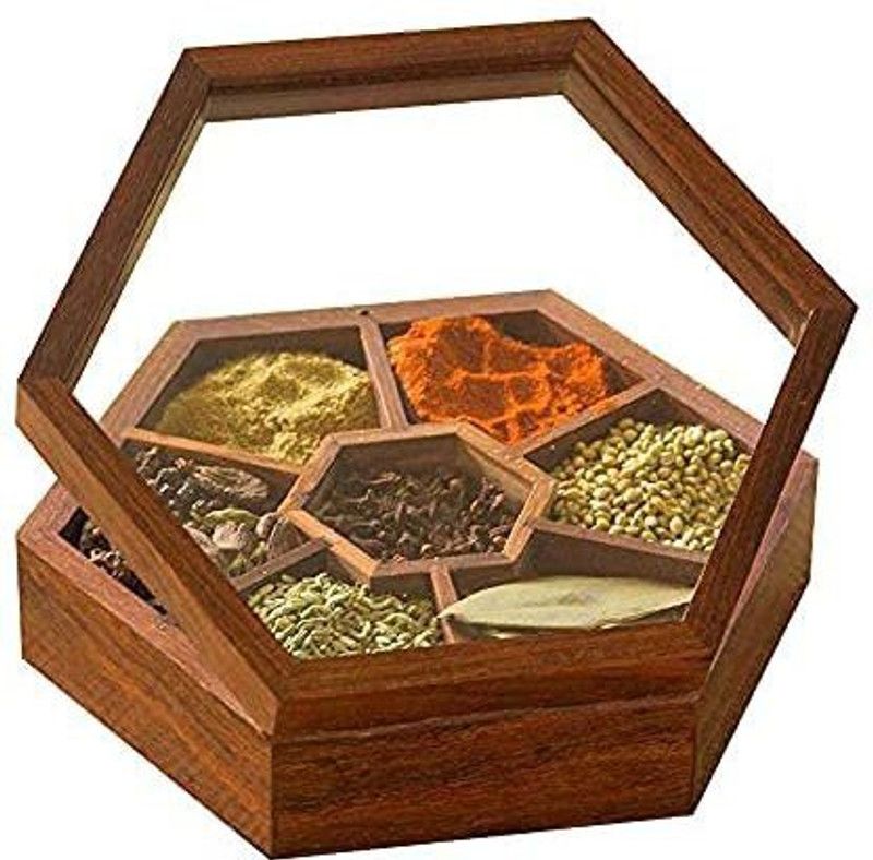 CRAFTS CARTS 1 Piece Spice Set  (Wooden, Brown)