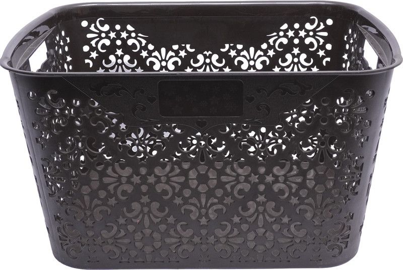 Cutting EDGE Large Turkish Basket organiser For Closet | Accessories Basket With Lid (Brown) Storage Basket  (Pack of 1)