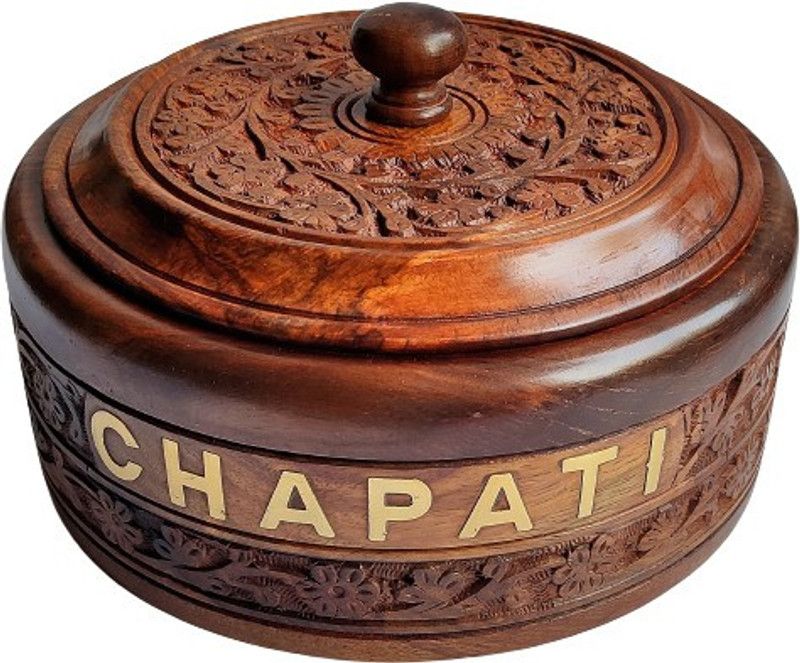 MiramayeeCrafts wooden serving & cooking casserole|chappati box Cook and Serve Casserole  (2500 ml)
