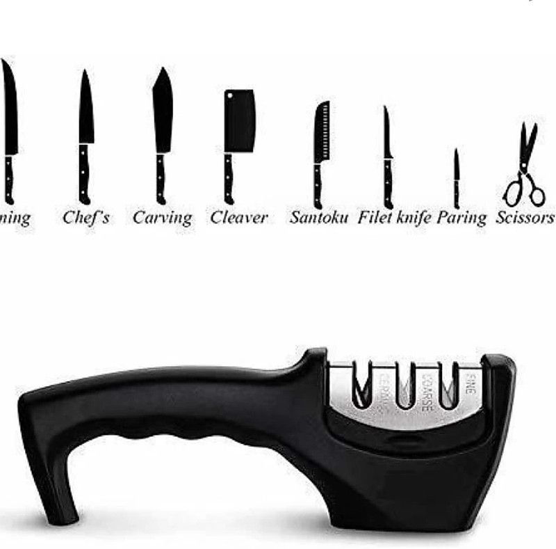 uKoon 1 Knife Sharpening Steel  (Rubber, Plastic, Steel)
