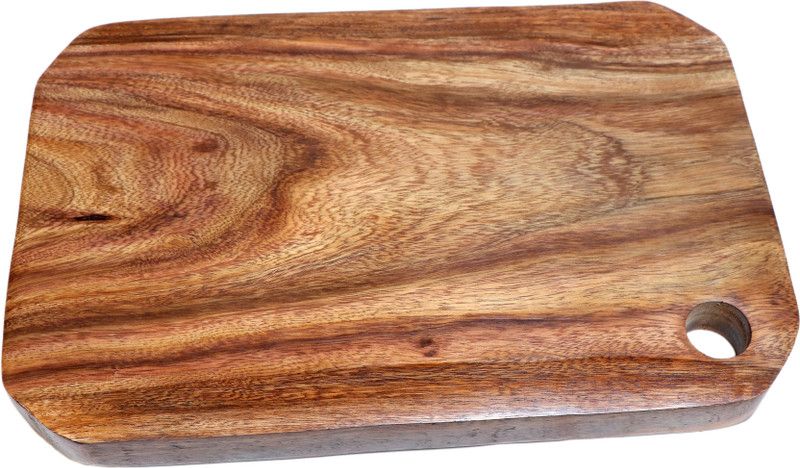 INTERIOR DREAMS Wooden Cutting Board  (Brown Pack of 1 Dishwasher Safe)