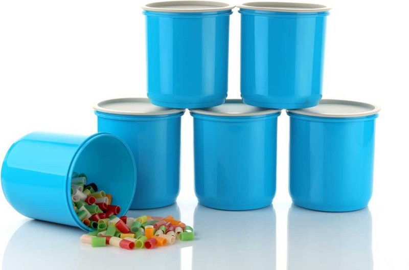 KITCHEN WORLD Plastic Cereal Dispenser - 1750  (Pack of 6, Blue)