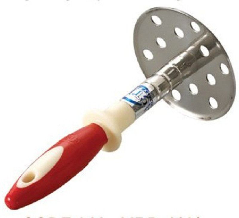 Dreamshop Potato Vegetable & Pav Bhaji with Long Handle Stainless Steel Masher  (Pack of 1)