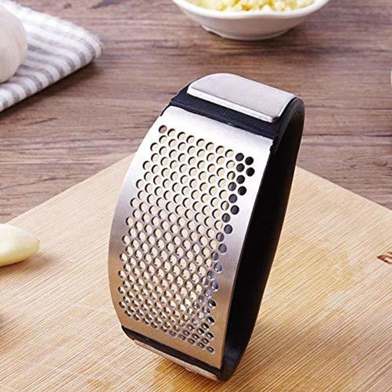 Quick Shop Garlic Press  (Silver)