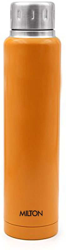 MILTON ELFIN VACCUM BOTTLE 500 ml Bottle  (Pack of 1, Orange, Steel)