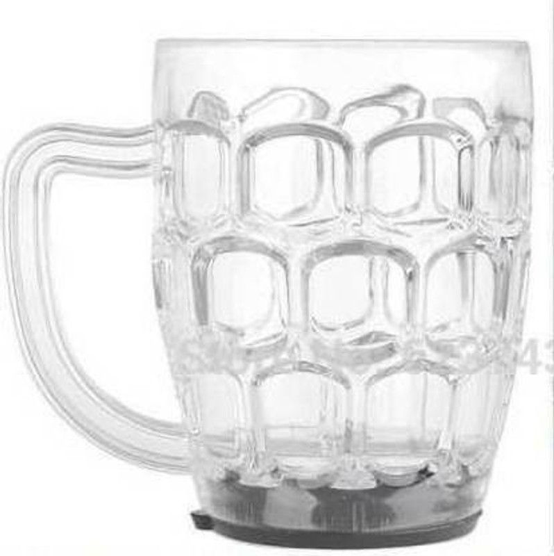 3D LED Magic & Cup with Cool stylish colorful design 250ml Plastic Beer Plastic Coffee Mug  (250 ml)