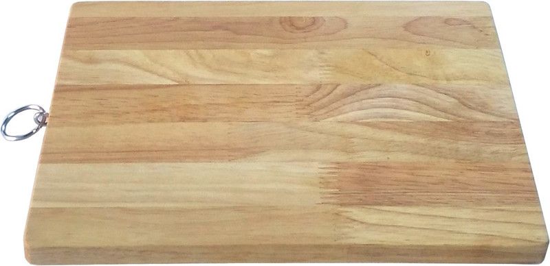 OXFORD Vegetables, Fruits, Bread, Cheese, Pizza and Serving Tray Thickest Chopping Wood Cutting Board  (Beige Pack of 1 Dishwasher Safe)