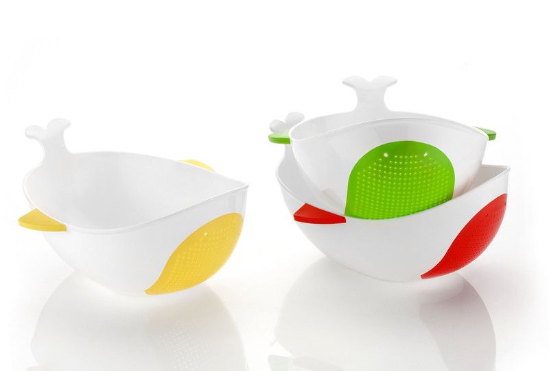 QUICKTOUCH KITCHENWARE Strainer  (Multicolor Pack of 1)