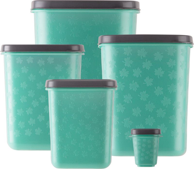 POLYSET Plastic Utility Container - 10930 ml  (Pack of 5, Green)