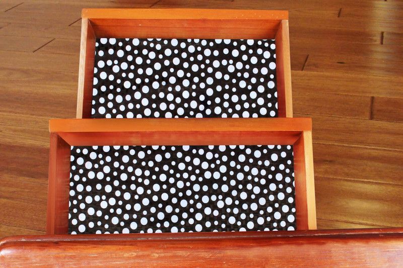 PVC (Polyvinyl Chloride) Drawer Mat  (Black, Extra Large)