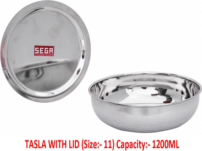 SEGA with Lid 1.2 L capacity 21.2 cm diameter  (Stainless Steel)
