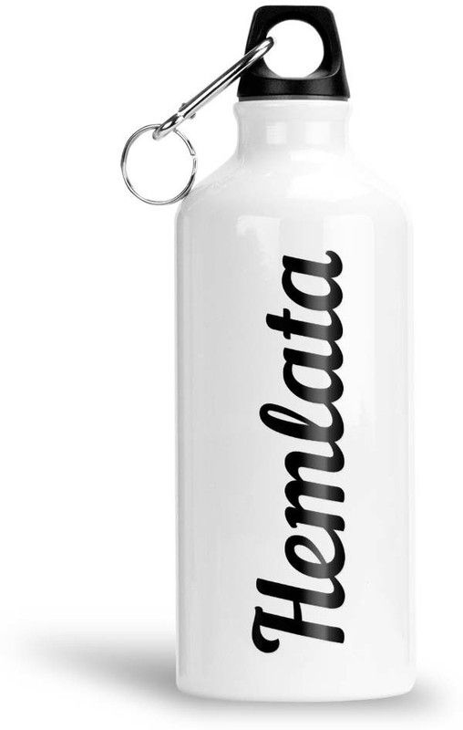 Furnish Fantasy Aluminium Water Bottle 750ml-Best Gift for Happy Birthday, Return Gift, Hemlata 750 ml Bottle  (Pack of 1, White, Aluminium)