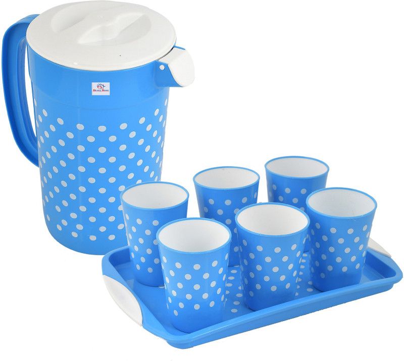 Heart Home HS42HEARTH025098 Jug Glass Tray Set  (Plastic)