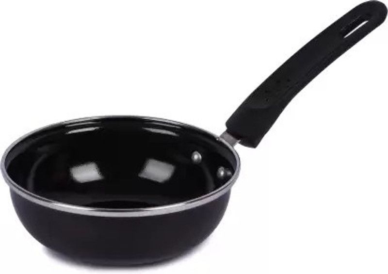 Maharajee Tadka Pan 16 cm diameter 0.4 L capacity Tadka Pan 16 cm diameter 0.4 L capacity  (Iron, Non-stick, Induction Bottom)
