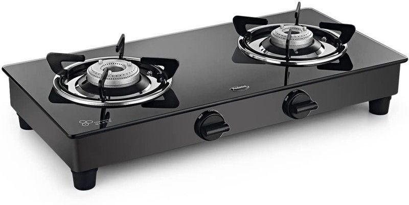 PADMINI CS 2GT Nano Auto Glass Automatic Gas Stove  (2 Burners)