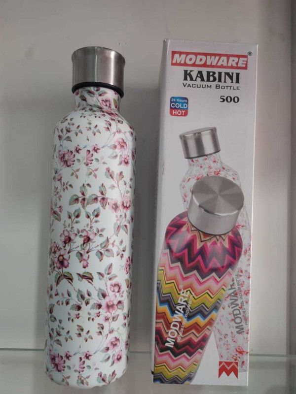 MODWARE Hot And Cold Vaccum Flask 500 ml Bottle  (Pack of 1, Multicolor, Steel)