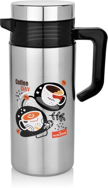 NANO TIMOND 1800 STEEL INSULATED THERMOWARE THERMOS 1800 ml Flask  (Pack of 1, Black, Steel)