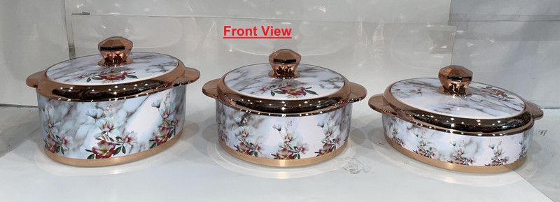 Lal Dayal Pack of 3 Thermoware Casserole Set  (6000 ml)