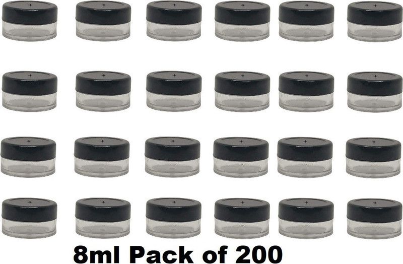 M.C. PIPWALA Plastic Utility Container - 8 ml  (Pack of 200, White)