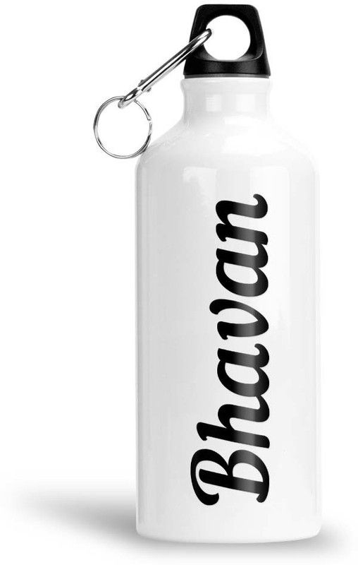 Furnish Fantasy Aluminium Water Bottle 750ml - Best Gift for Happy Birthday, Return Gift, Bhavan 750 ml Bottle  (Pack of 1, White, Aluminium)